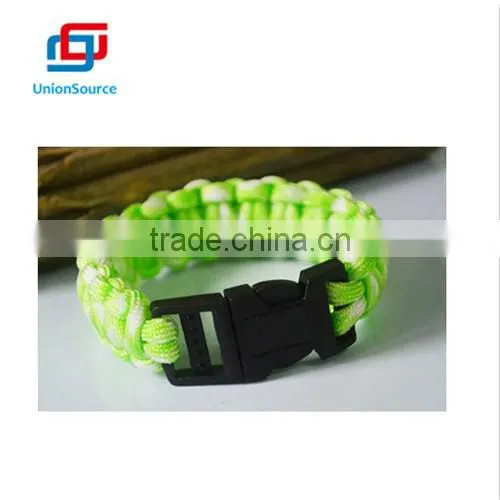 Cheap Fashion Paracord Bracelets Kit Military Emergency Survival Bracelet Men Self-rescue Parachute Cord Bracelets Many Colors photo-5