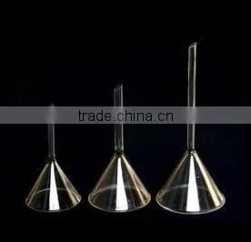 chemical lab liquid glass funnel/school supply
