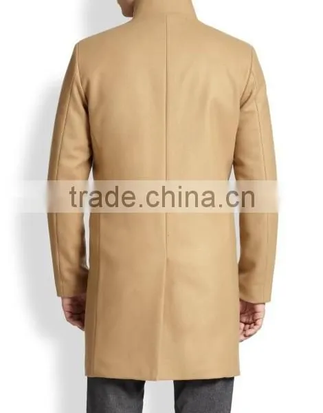 Wool & Polyester Overvoat for Men photo-2