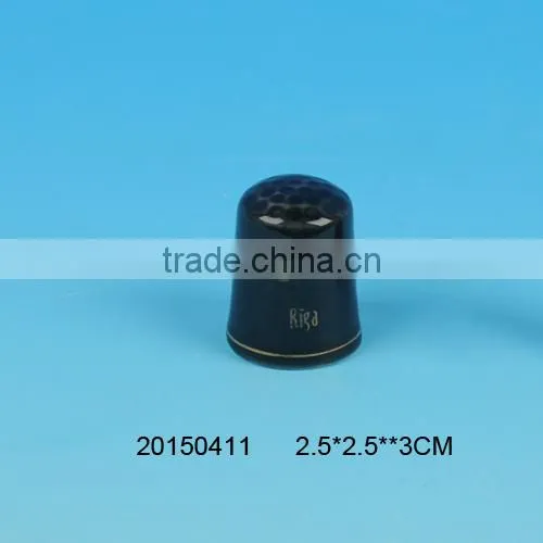 2016 new arrivals,black ceramic thimbles for sewing