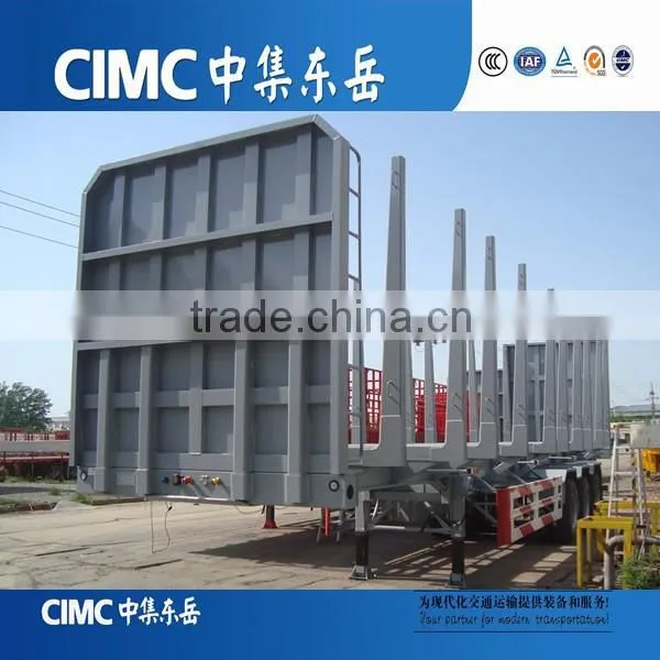 CIMC Log Delivery Semi-Trailer, Wood Carrier Truck Trailer for Sale photo-2