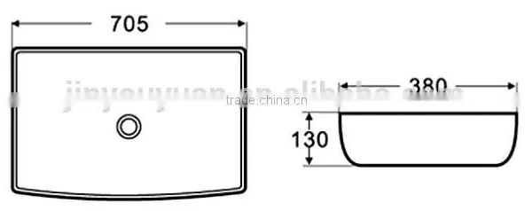 Y158 Washing Basins; Washbasins Bathroom Sinks Prices Sanitary Ware China photo-2