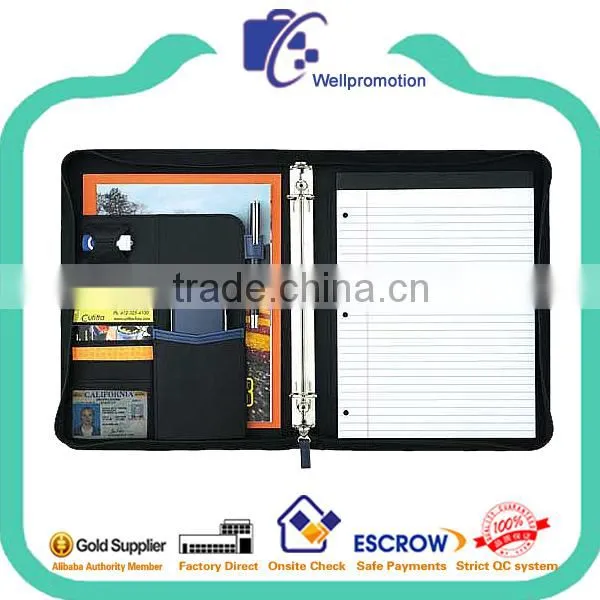 Custom Handmade Office Leatherette 3 Ring Conference Binder Quality Choice
