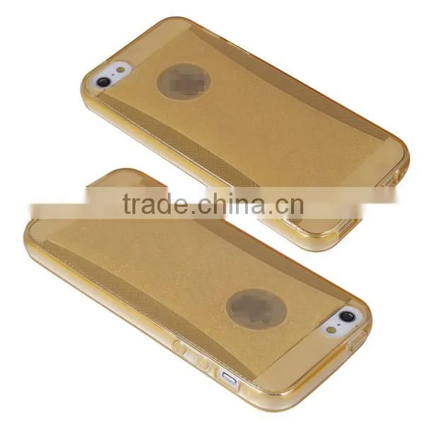 C&T Clear Glitter Jelly Color Soft TPU GEL Protective Case Covers for Apple IPhone 5/5s/SE photo-6