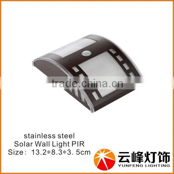 2014 Brand New Patent Solar Wedge Light PIR Solar PIR Wall Light photo-4