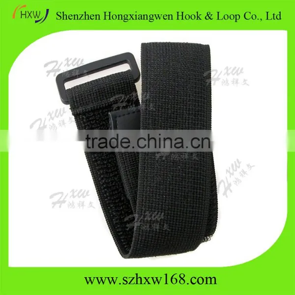 Nylon Yarn Rubber String Hook and Loop Strap Touch Fastener photo-2