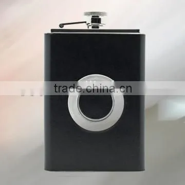 Embossing Mini Hip Flask Wth Cup Inside photo-2