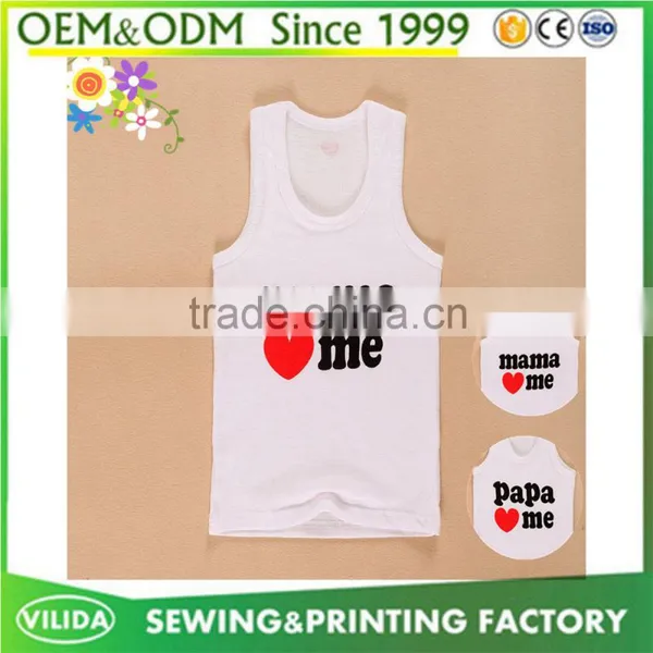 Childrens Tank Tops Girl and Boy Summer Printing Vest Sleeveless waistcoats