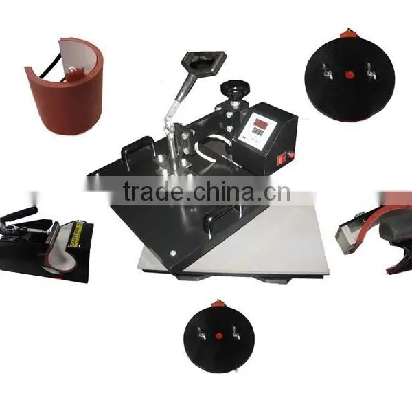 2015 Newest High Quality Sublimation Heat Transfer Machine 6 in 1, Heat Press Machine photo-2