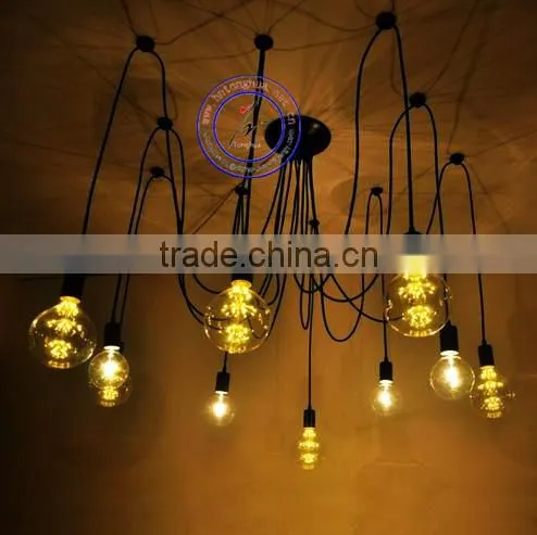 Diamond Led Light G125 Round Shape Fireworks Bulb E27 Brass photo-6