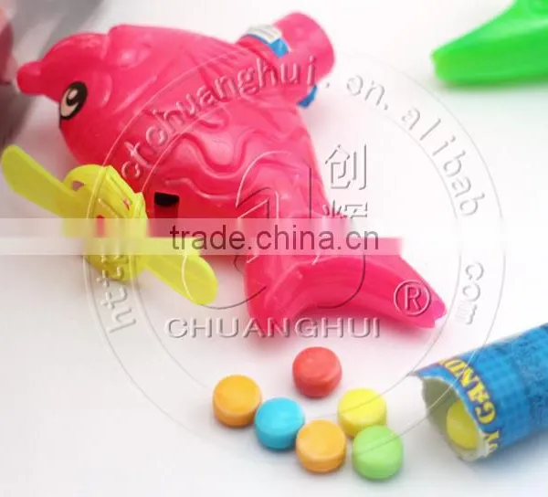Cyprinoid Helicopter With Whistle Toy Candy photo-3