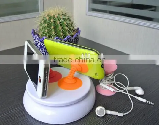 Silicone Double-sided Phone Suction Holder Sucker Stand / Silicone Cell Phone Stand / Suction Cup Mobile Phone Stand photo-5