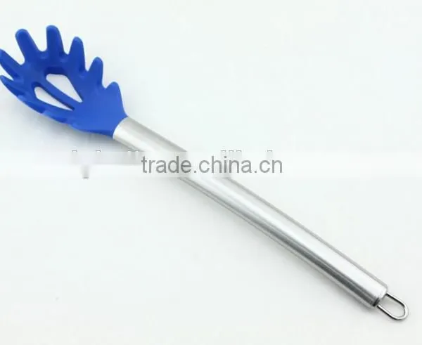 Silicone Kitchen Utensil 6 Piece Cooking Tools With Stainless Steel Handle photo-4