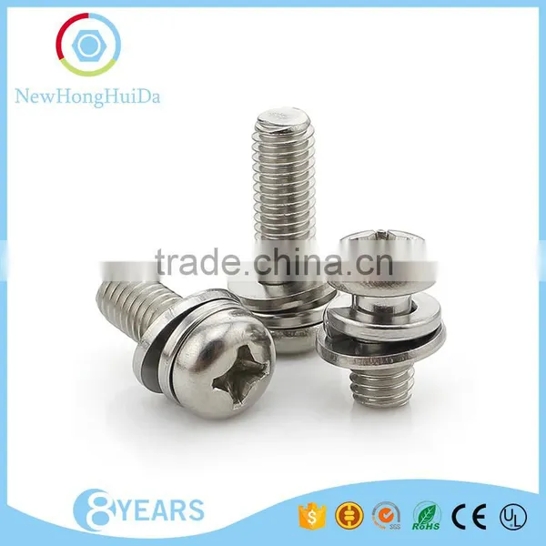 Supply 304 Stainless Steel Pan Head Cross Three Combinations photo-5