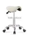 Hot Selling White PU Ergonomic Barber Chair, Salon Barber Saddle Stools photo-2
