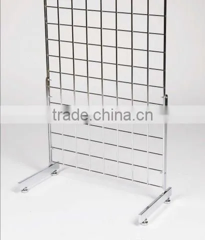 Chrome L Legs for Gridwall Mesh,Gridwall L Leg Base photo-3