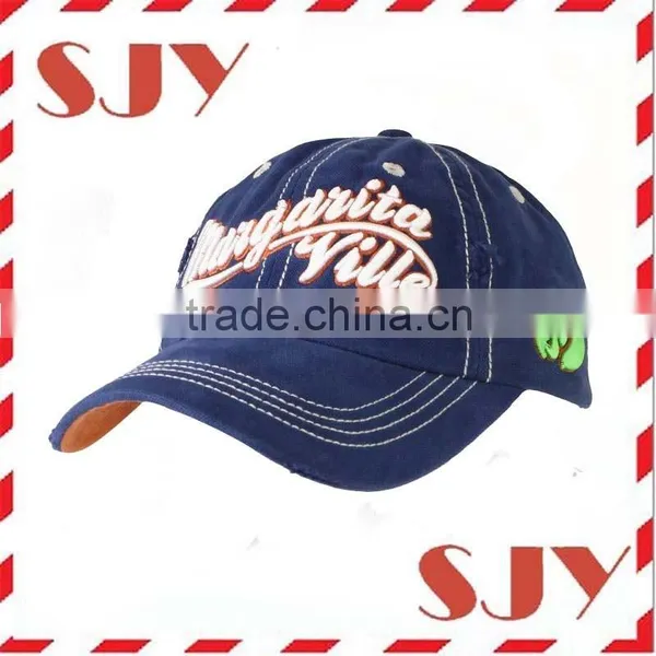 Customizable 100% Cotton 3D Embroidered Sport Baseball Cap