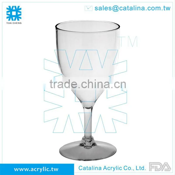 Acrylic Clear 336ML Transparent Barware Plastic Beverage Wine Glass photo-2
