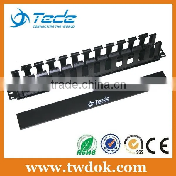 19" 1U Plastic Horizontal Cable Management
