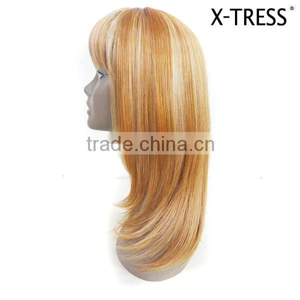 16inch 125g Machine Made HILIGHT Piano Mix Long 30 613 Most Popular Super Quality Mixed Synthetic High Tempreture Fibre BOB Wig photo-3
