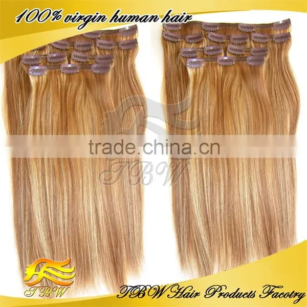 New Arrvial Human Hair Clip in Hair Pieces for Thinning Hair photo-3