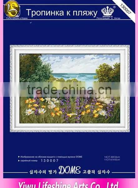 Flower Cross Stitch Diy Craft