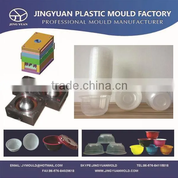 2014 China OEM High Quality Disposable Thin Wall Transparent Soup Bowl Mould / Plastic Injection Round Soup Bowl Mold Supplier