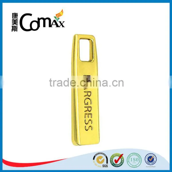Metal Fashion Gold Color Metal Handbag Wallet Zipper Puller photo-4