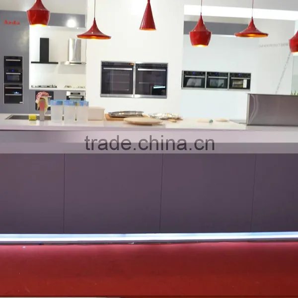 Grey Baking Finishing Marble Double Reception Desk photo-6