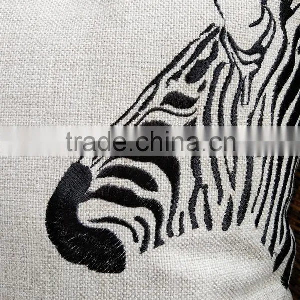 Custom Printed Custom Size Embroidery Plain Linen Pillow Covers photo-2