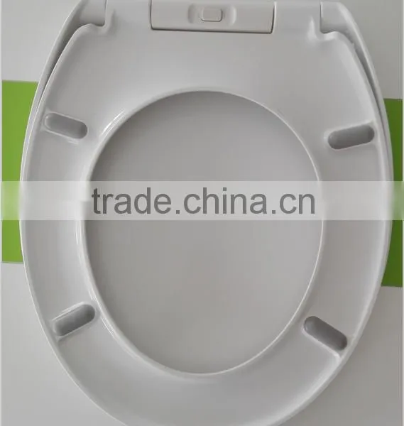 One Button Soft Close Durable Hygienic UF Toilet Seat For Shower Room photo-3
