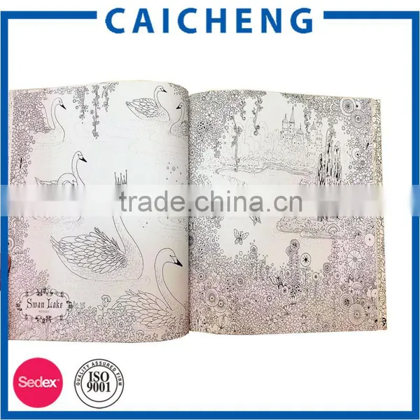 2015 Offset Printed Foldable Adult Coloring Book photo-5