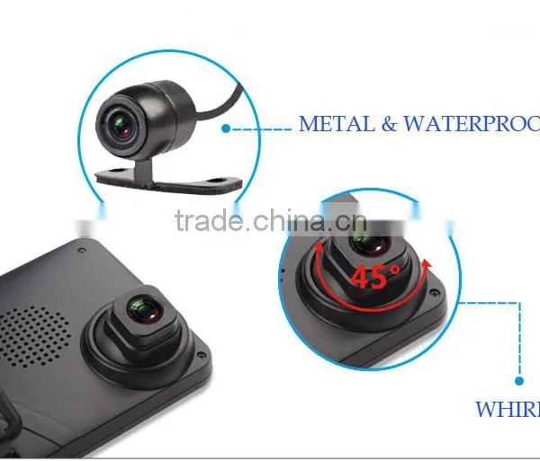 168 2 Lens Dual 1080P Car Camera DVR Video Recorder+Rear View Camera Night Vision photo-5