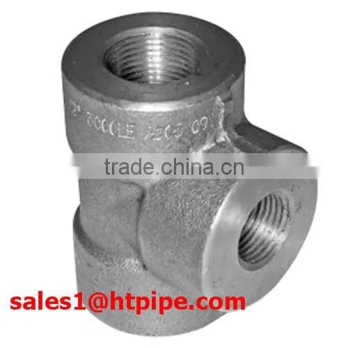 ASTM A182 F22 Threaded Tee ASME B16.11 photo-2