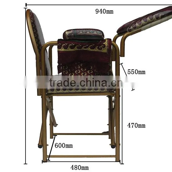 Folding & Knocked Down Muslim Prayer Chair for Elder - With Prayer Pad & Koran Pocket photo-6