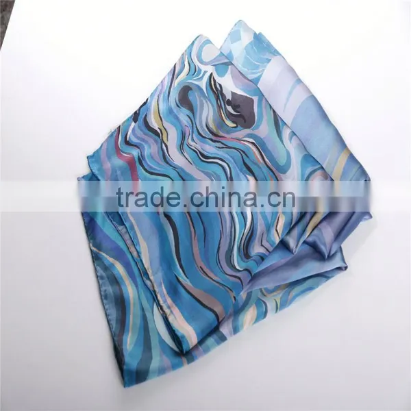 100% Polyester Silk Feel Scarf photo-6