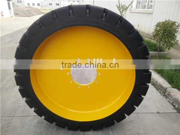 High Quality 10-16.5 12-16.5 Skid Steer Pneumatic and Solid Tires With Rim for Hot Sales photo-2