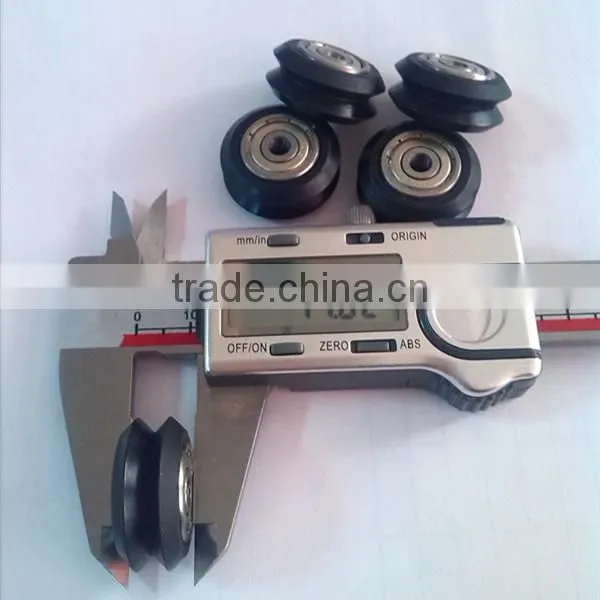 Plastic Rubber Coated V-nut Laufrollen Wheel Bearing 4x24x11 photo-5