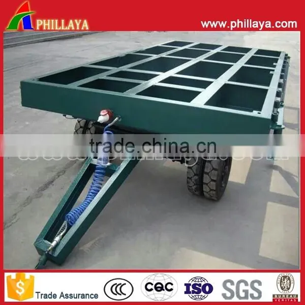Full Type Tractor Towing Airport Baggage Transporter Draw Bar Trailer For Sale photo-2