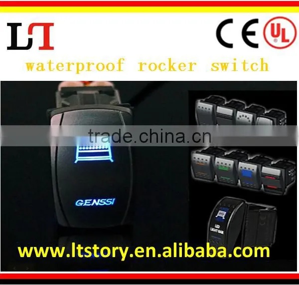 Car/motorcycle Waterproof Rocker Switch Printed 12V/24V photo-5