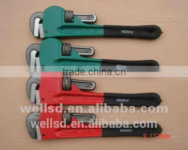 High Tensile Strength US Type Heavy Pipe Wrench photo-3