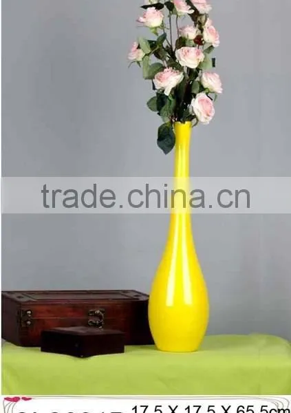 Wholesale Decorative Standing Fibreglass Lacquered Vase photo-4