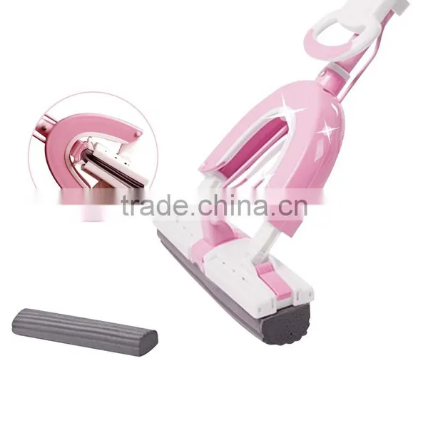 PVA Sponge Squeezing Mop With Two Mop Heads photo-4