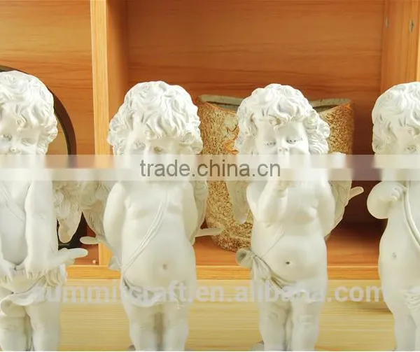 Wedding Table Centerpieces Decoration White Love Cupid Statues photo-3