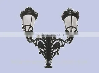 Express Tapered Cast Iron Street Lamp Post, Outdoor Lighting Pole photo-5