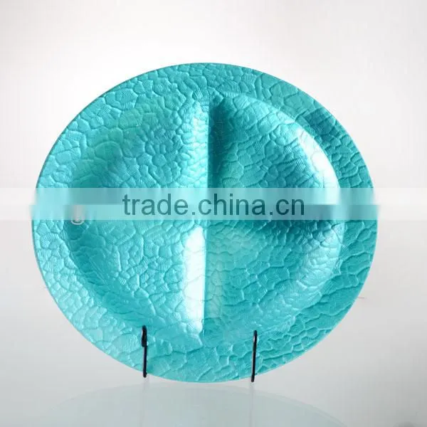 Recycle Green Color Serving Glass,serving Plate photo-2