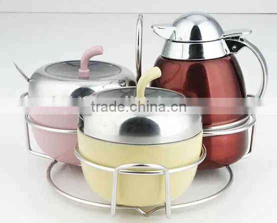 5pcs Stainless Steel Seasoning Pot Spice Container Set photo-5