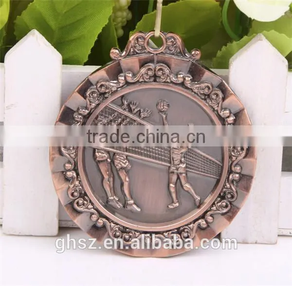 Best Selling Zinc Alloy Volleyball Gold Medals photo-3