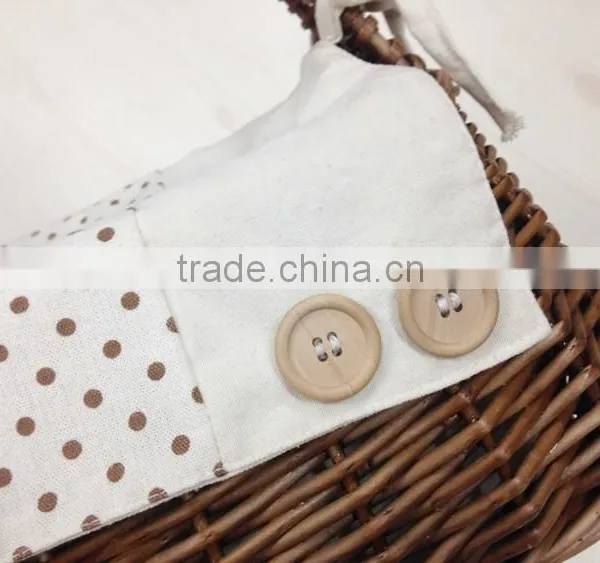 Classic New Cheap Empty Wicker Handle Picnic Basket photo-5