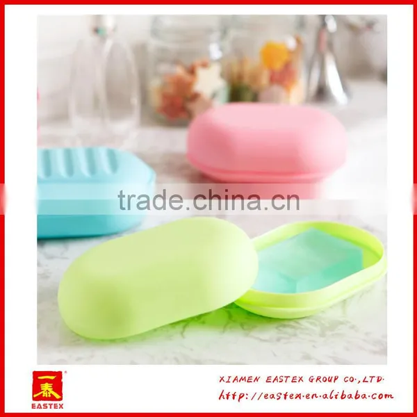 New Style Custom Easy Carry Travel Square Plastic Soap Box/Soap Stand photo-2